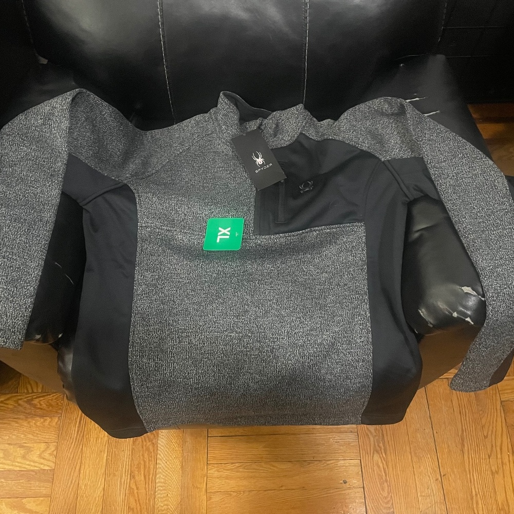 SPYDER Men’s Gait Half Zip Fleece Jacket New